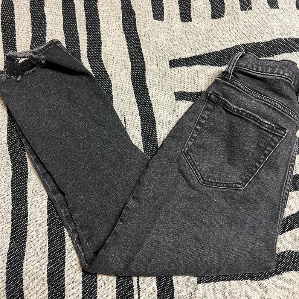ABERCROMBIE curve love straight leg jeans